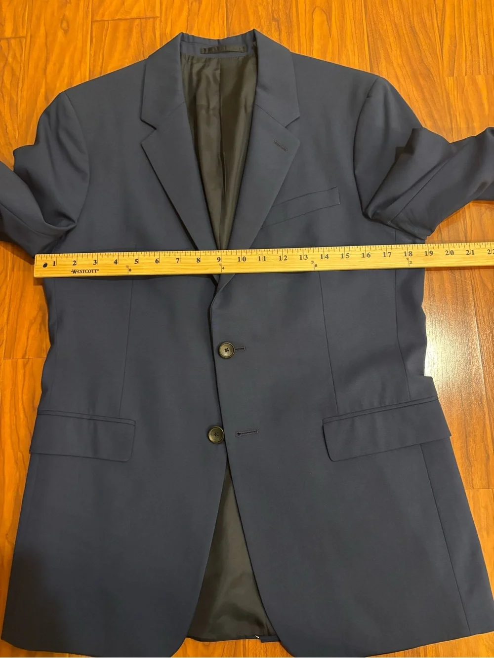 Theory Wool Navy Two-Button Blazer Mens 38R